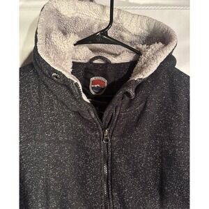 1 Madison Expedition Jacket Womens XL Sherpa Lined Hood Heritage Collection Coat